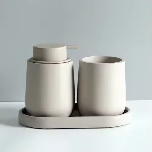 Home Essentials Bathroom Accessories - الراتنج غسول زجاجة غسول الفم كأس