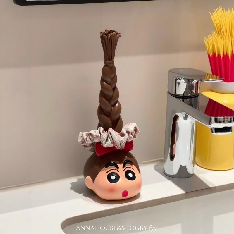 Home Goods Bathroom - رف تخزين وربط الشعر بتصميم كرتوني