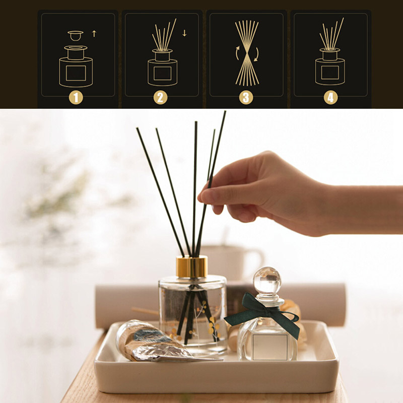 Home Essentials Bathroom Accessories - 100 قطعة رائحة الروطان الضروري النفط