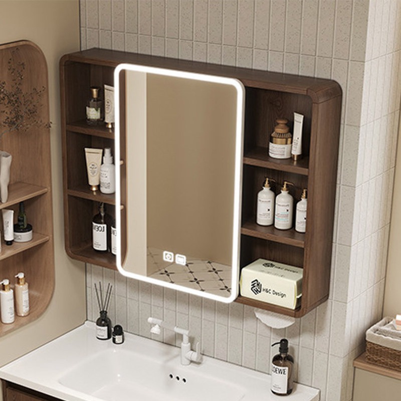 Home Toilet Bathroom Design - خزانة حمام بمرآة ورفوف، تصميم موفر