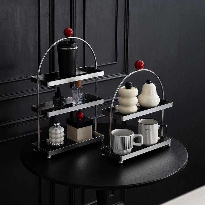 Home Essentials Bathroom Rack - منظم مكتبي على شكل قوس، حامل
