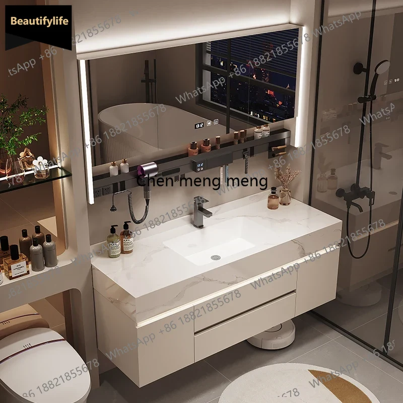 Home Bathroom Partition - B567 خزانة حمام فاخرة مع أرفف