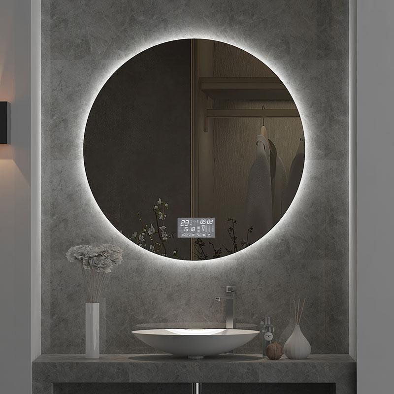 Bathroom Mirror Led - مرآة حمام دائرية بقطر 70 سم،