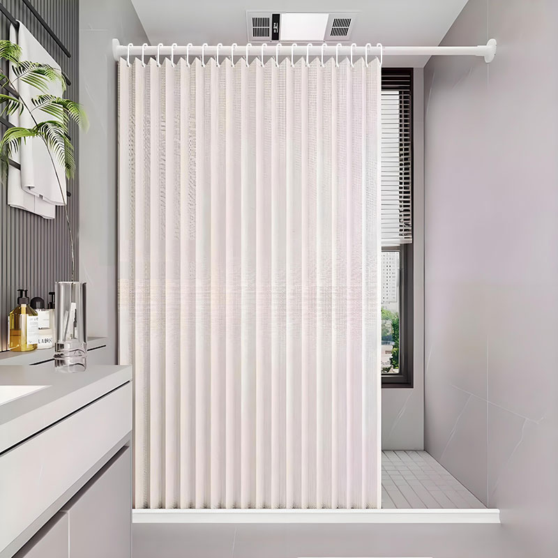 Home Bathroom Partition - ستارة حمام مغناطيسية قابلة للطي مقاومة