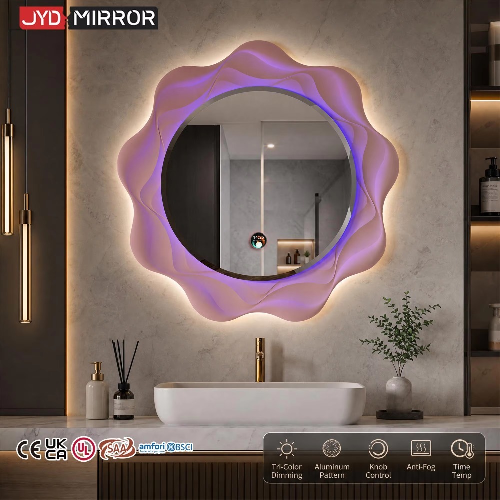 Bathroom Mirror Led - ساعة رقمية بيئية 4 مم مثبتة