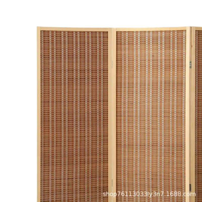 Home Bathroom Partition - حاجز غرفة قابل للطي من الخيزران،