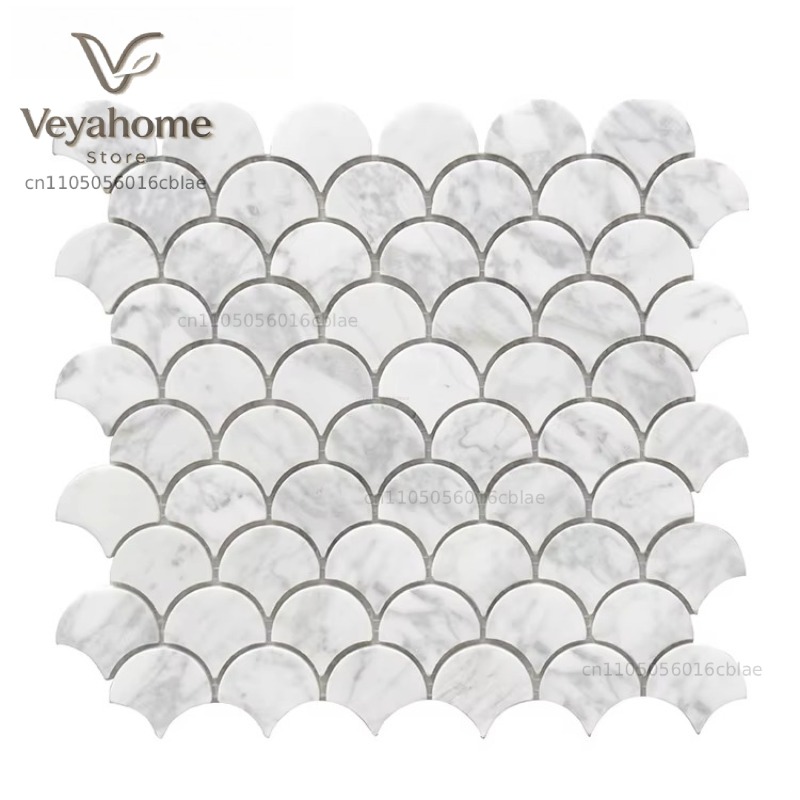 بلاط فسيفساء رخامي مموج على شك - مراجعة Home Bathroom Wall Tiles وسعره