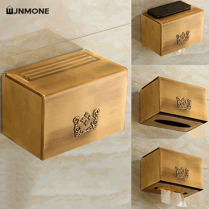 حامل الصندوق المناديل الحمام ا - مراجعة Home Bathroom Paper Towel Dispenser وسعره