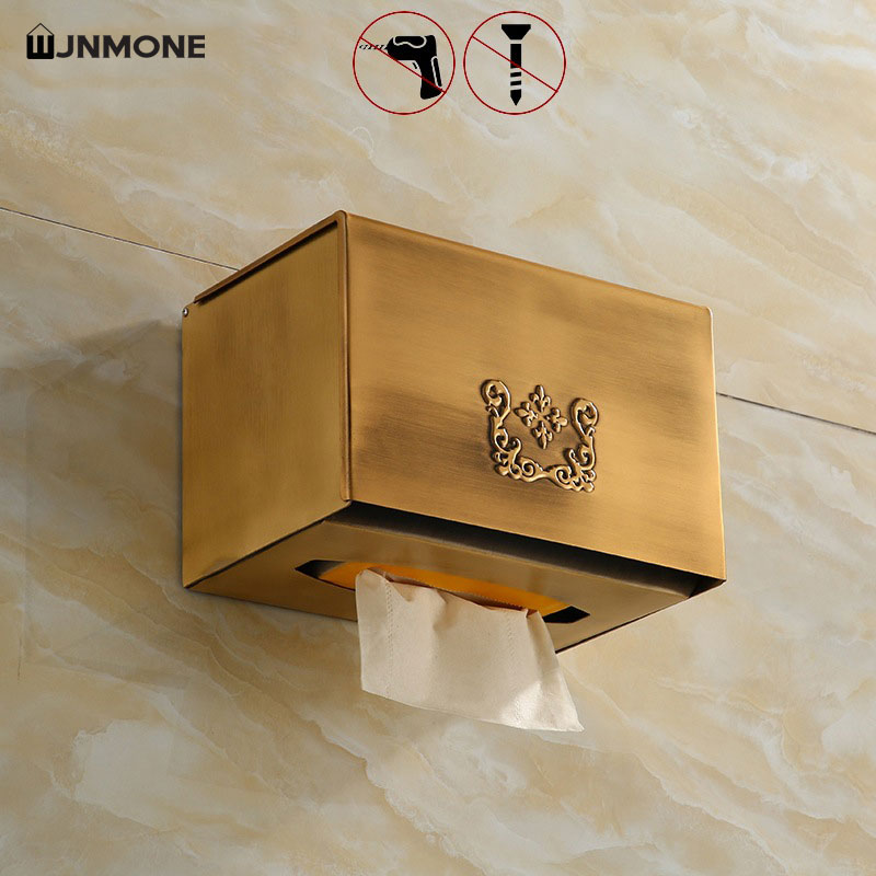 حامل الصندوق المناديل الحمام ا - مراجعة Home Bathroom Paper Towel Dispenser وسعره