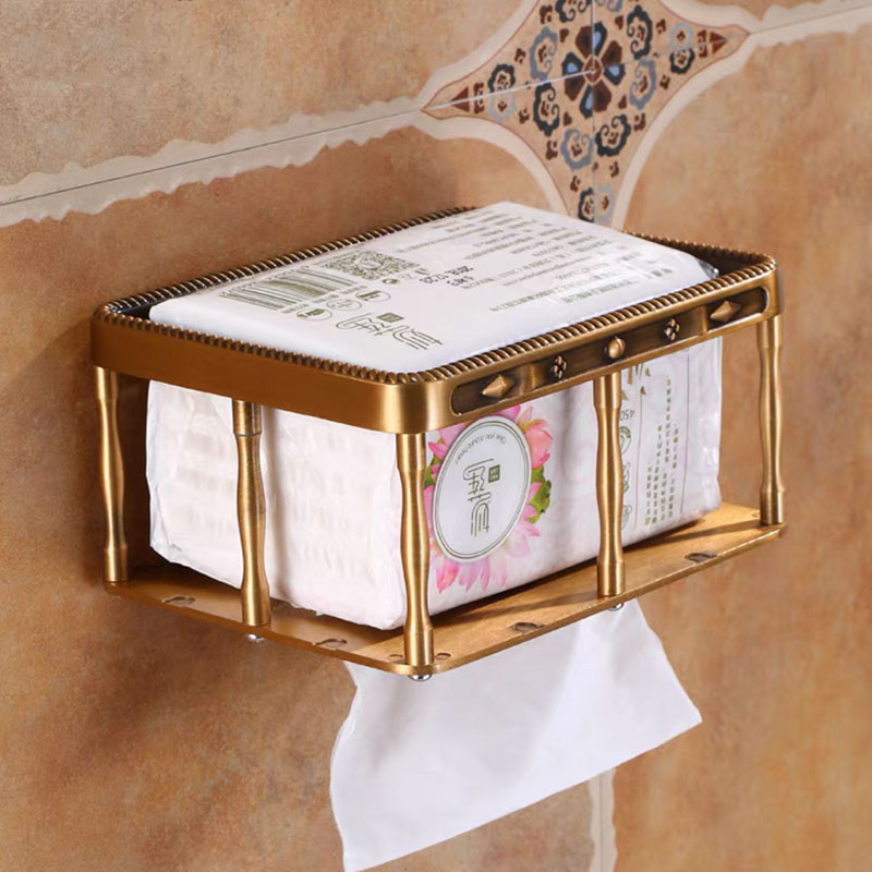 حامل الصندوق المناديل الحمام ا - مراجعة Home Bathroom Paper Towel Dispenser وسعره