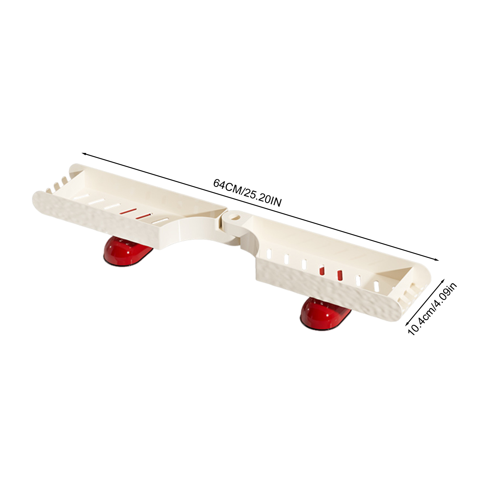 منظم حمام، رف تخزين مستحضرات ا - مراجعة Home Essentials Bathroom Rack وسعره