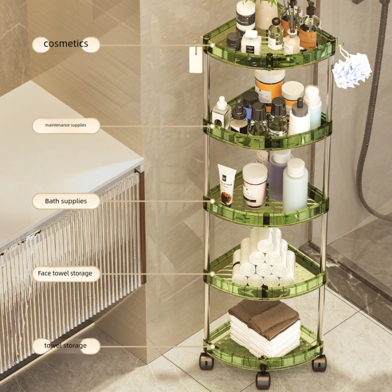 رف تخزين للحمام متعدد الطبقات، - مراجعة Home Essentials Bathroom Rack وسعره