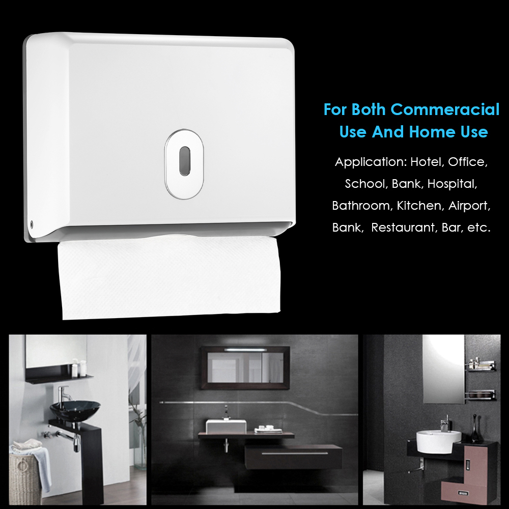 موزع مناديل الحمام المستطيل ال - مراجعة Home Bathroom Paper Towel Dispenser وسعره