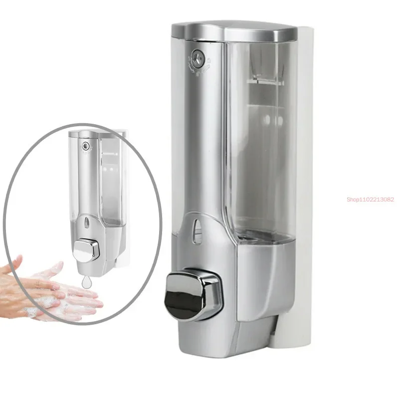 زجاجة شامبو ومنظف للجسم سعة 35 - مراجعة Home Bathroom Wall Soap Dispenser وسعره