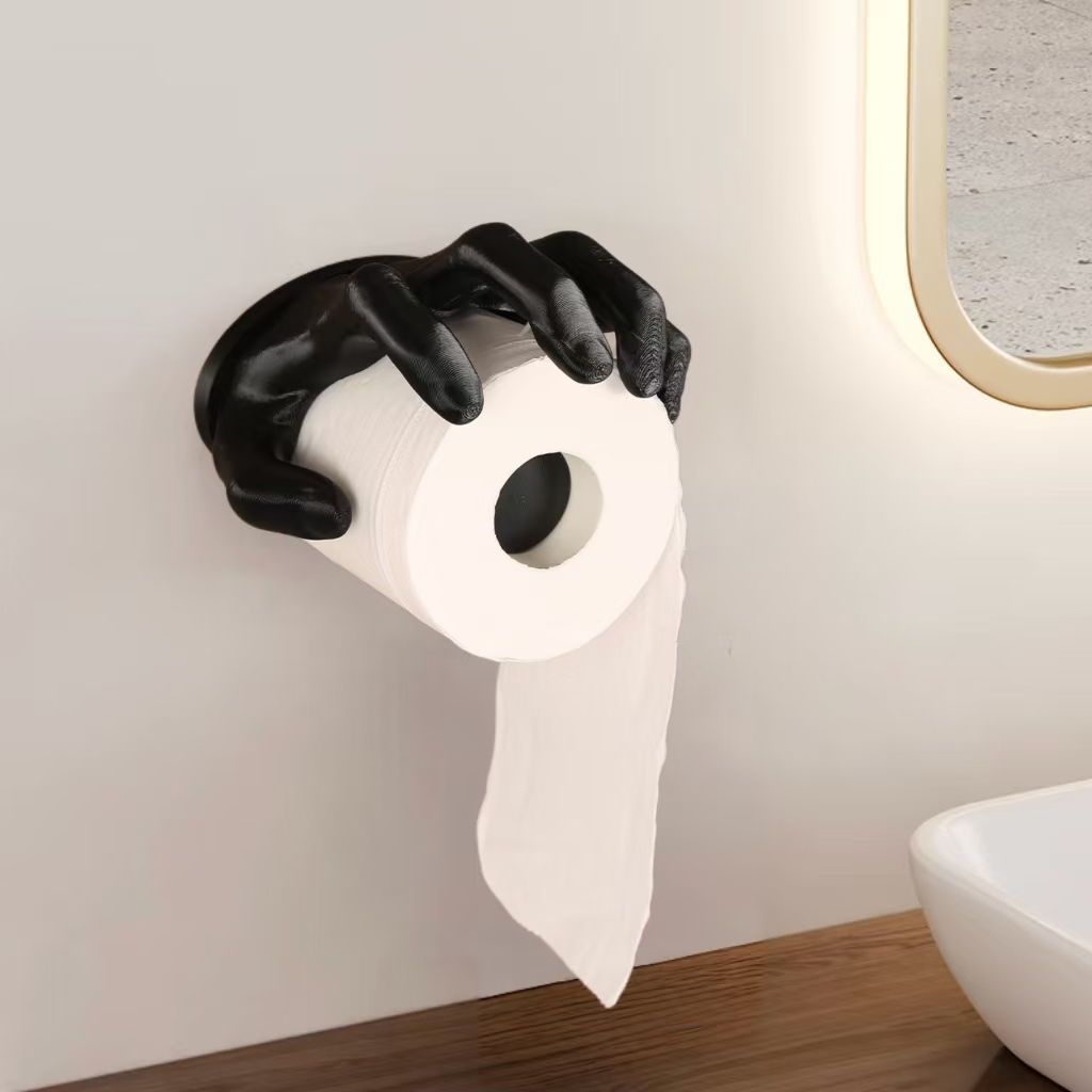 صندوق ورق تواليت على شكل يد سا - مراجعة Home Toilet Bathroom Design وسعره