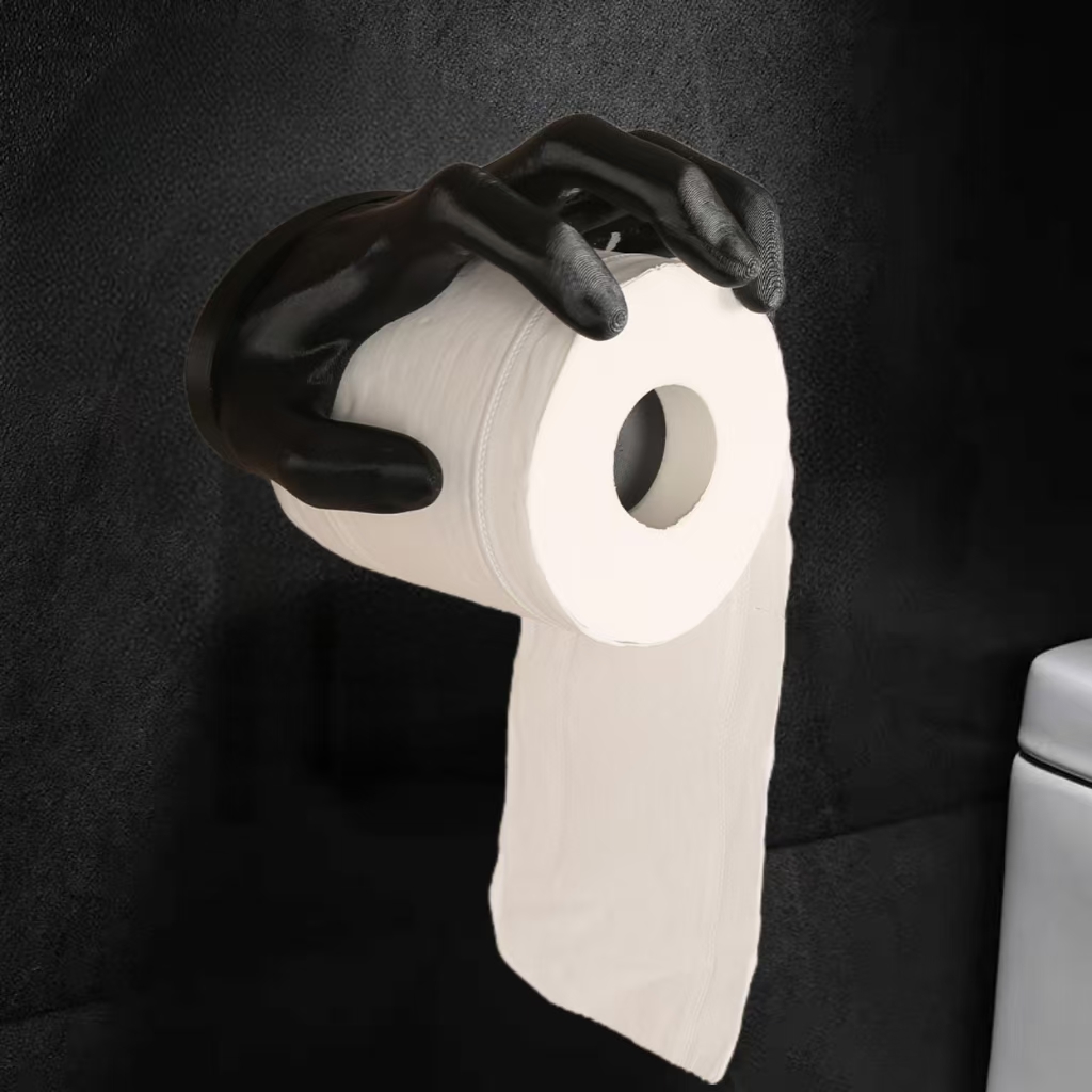 صندوق ورق تواليت على شكل يد سا - مراجعة Home Toilet Bathroom Design وسعره