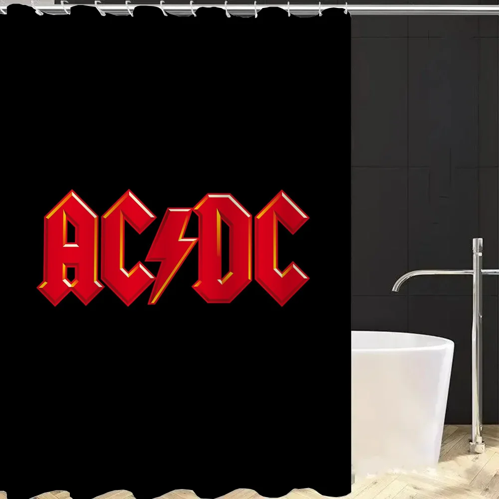 ستارة دش Rock-ACDC لإكسسوارات  - مراجعة Home Bathroom Partition وسعره