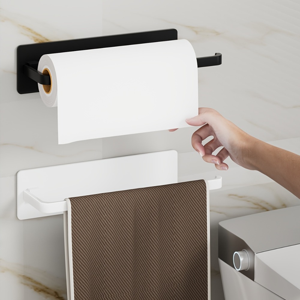 حامل مناشف المطبخ - موزع منادي - مراجعة Home Bathroom Paper Towel Dispenser وسعره