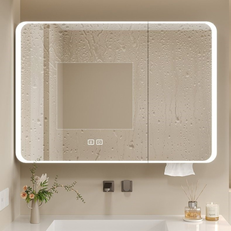 خزانة مرآة حمام LED من الألومن - مراجعة Bathroom Mirror Led وسعره