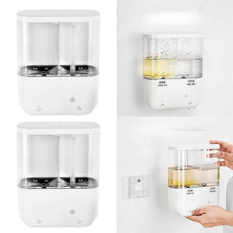 موزع صابون كهربائي للحائط بدون - مراجعة Home Bathroom Wall Soap Dispenser وسعره