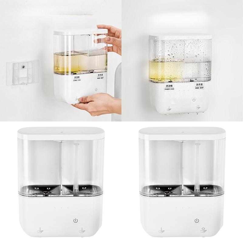موزع صابون كهربائي للحائط بدون - مراجعة Home Bathroom Wall Soap Dispenser وسعره
