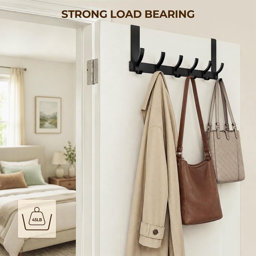 خطافات تعليق فوق الباب، خطافات - مراجعة Home Essentials Bathroom Rack وسعره