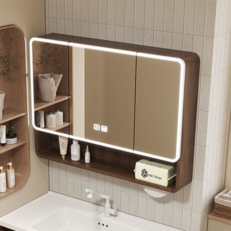 خزانة حمام بمرآة ورفوف، تصميم  - مراجعة Home Toilet Bathroom Design وسعره