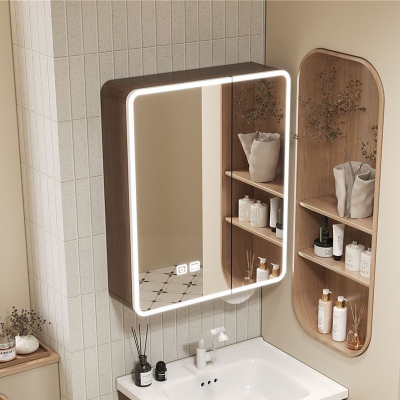 خزانة حمام بمرآة ورفوف، تصميم  - مراجعة Home Toilet Bathroom Design وسعره