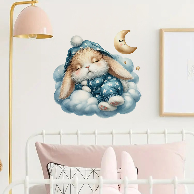 ملصق أرنب نائس لطيف، ملصق حائط - مراجعة Home Bathroom Wall Tiles وسعره