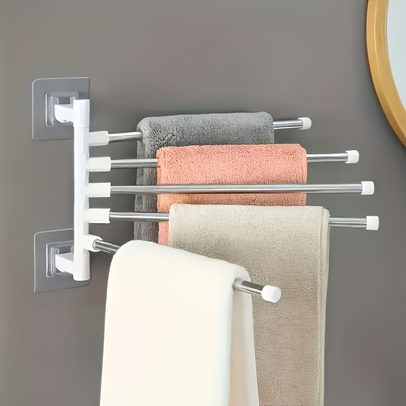 رف مناشف عصري بسيط بتصميم عائم - مراجعة Home Essentials Bathroom Rack وسعره