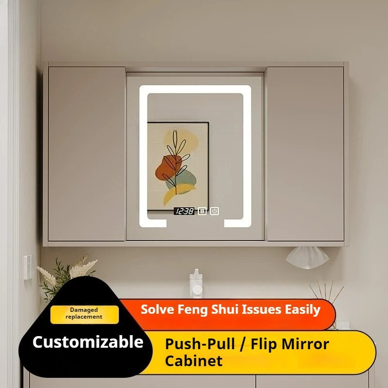 مرآة حمام بإضاءة خلفية LED مضا - مراجعة Bathroom Mirror Led وسعره