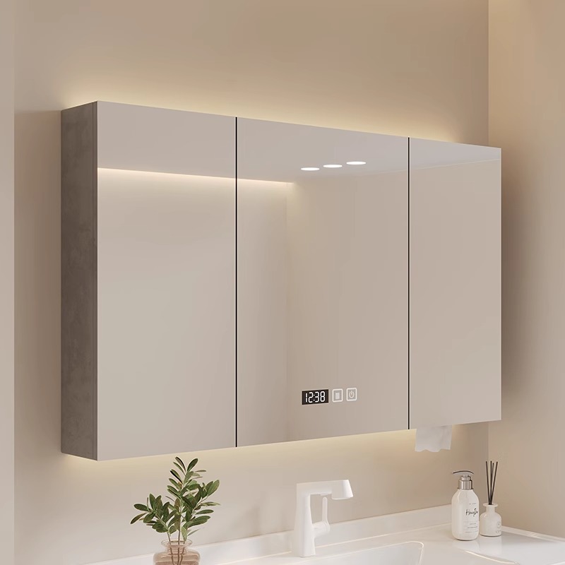 التخزين المنظم خزانة مرآة المل - مراجعة Home Bathroom Partition وسعره