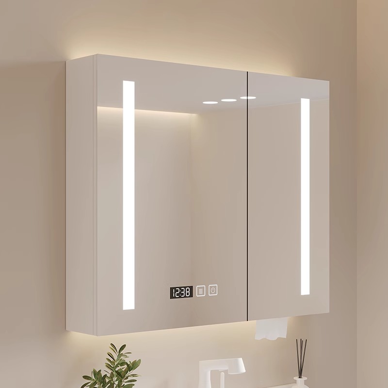 التخزين المنظم خزانة مرآة المل - مراجعة Home Bathroom Partition وسعره