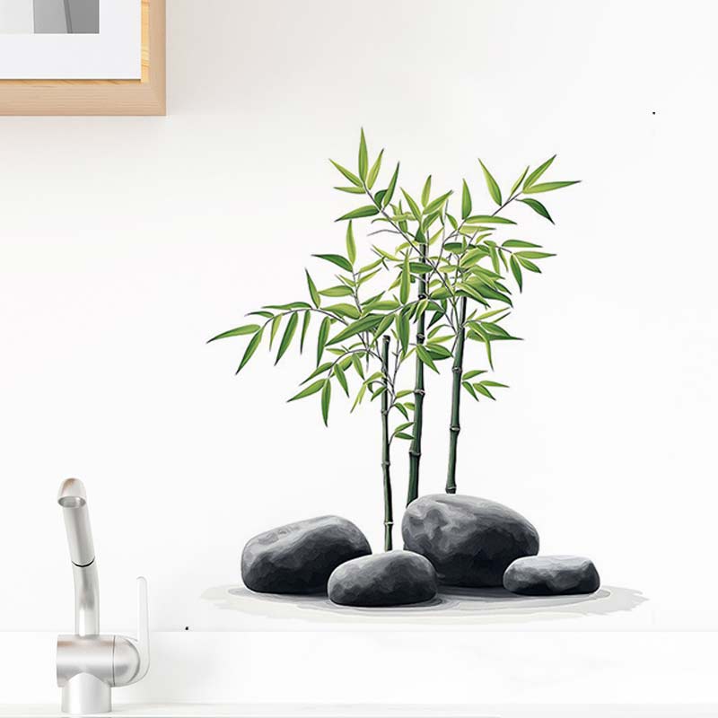الحبر الخيزران الجدار ملصق الح - مراجعة Home Bathroom Wall Tiles وسعره
