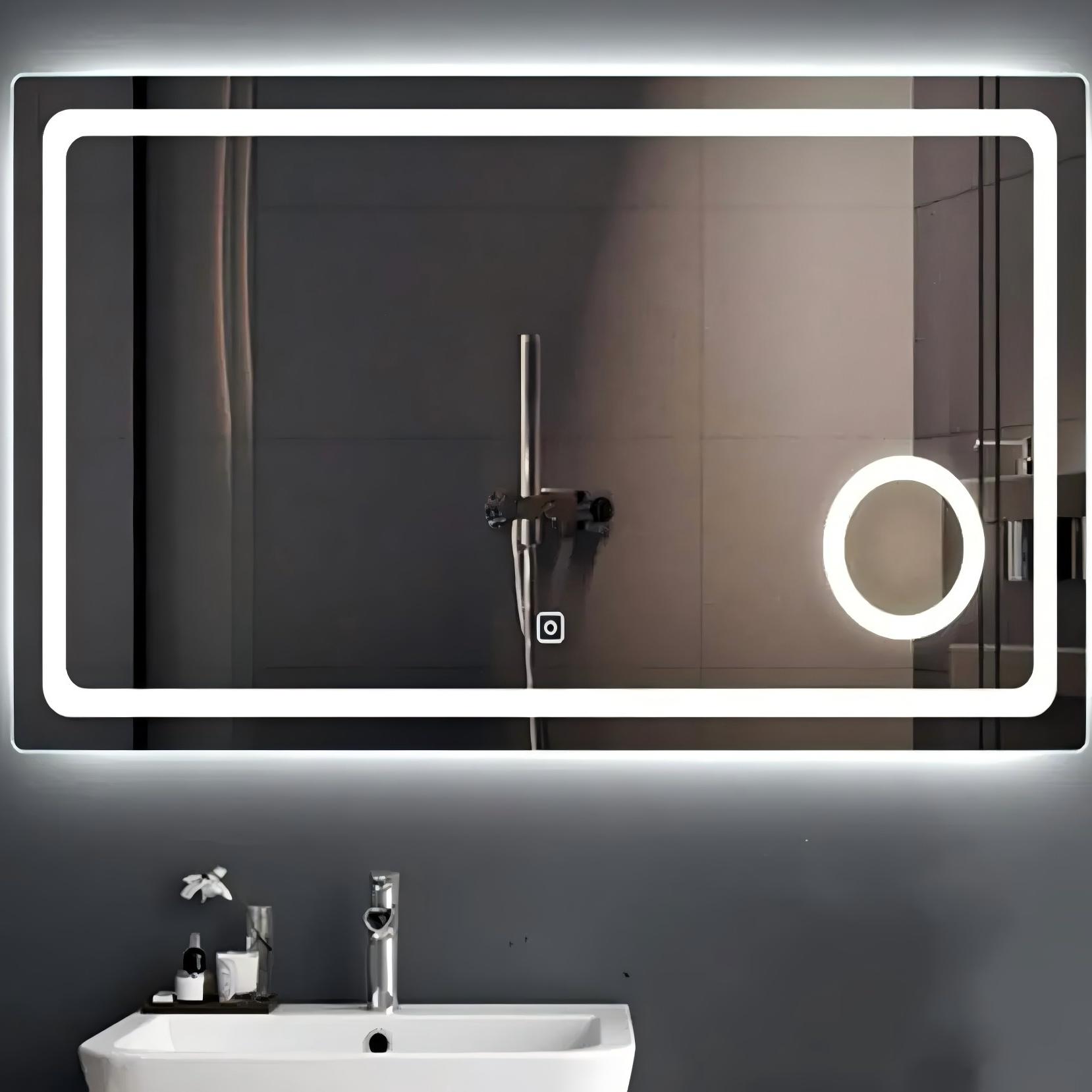 مرايا حائطية مخصصة الحجم للحما - مراجعة Bathroom Mirror Led وسعره