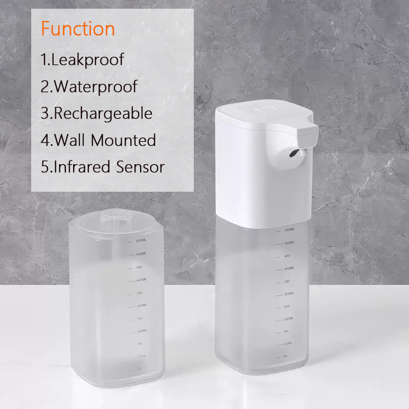 موزع رغوة ذكي يعمل بالاستشعار، - مراجعة Home Bathroom Wall Soap Dispenser وسعره