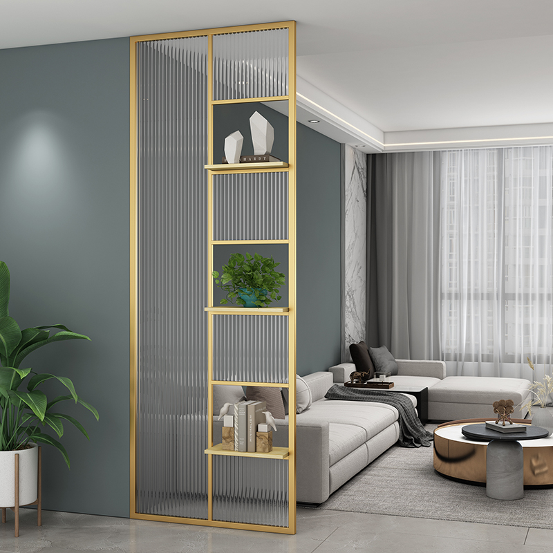 بسيطة الحديثة المموج الزجاج ال - مراجعة Home Bathroom Partition وسعره