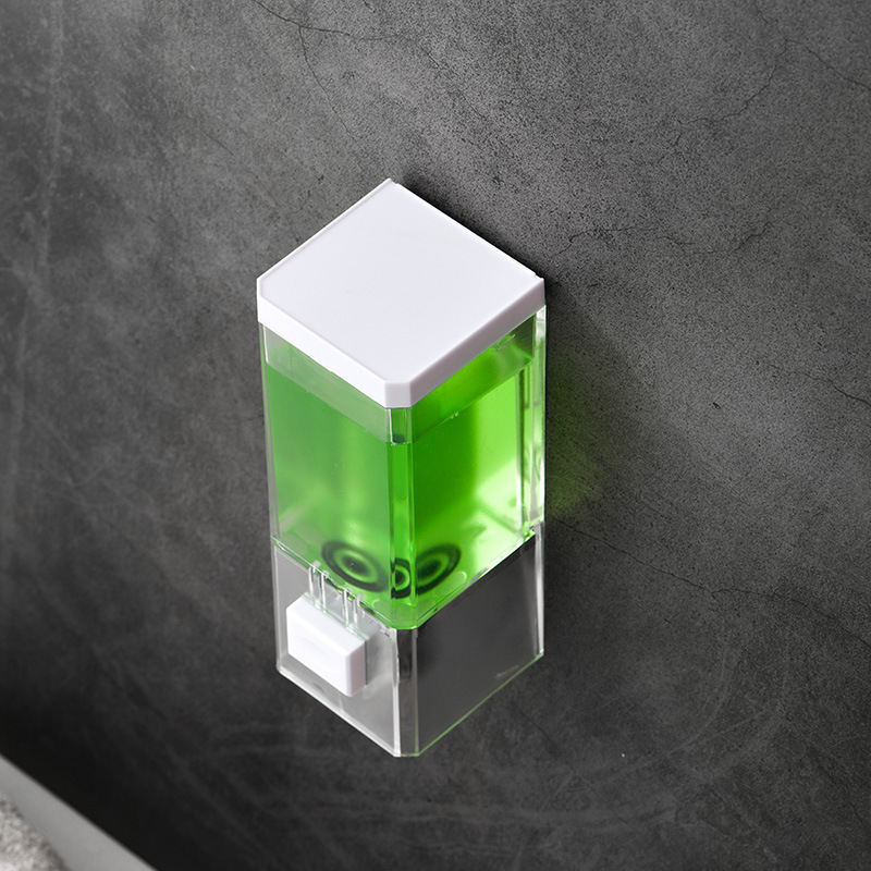موزع صابون يدوي شفاف جديد للتر - مراجعة Home Bathroom Wall Soap Dispenser وسعره