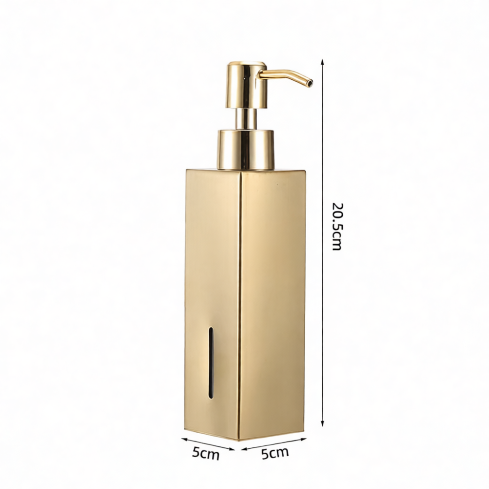 موزع صابون يدوي من الفولاذ الم - مراجعة Home Bathroom Wall Soap Dispenser وسعره
