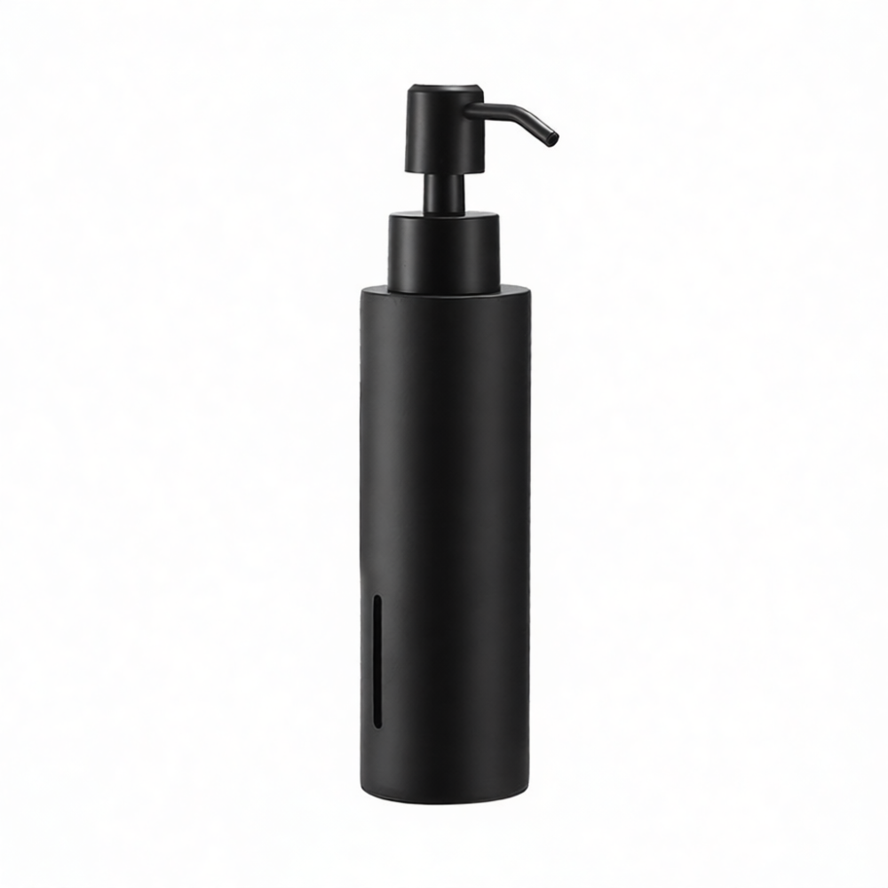 موزع صابون يدوي من الفولاذ الم - مراجعة Home Bathroom Wall Soap Dispenser وسعره