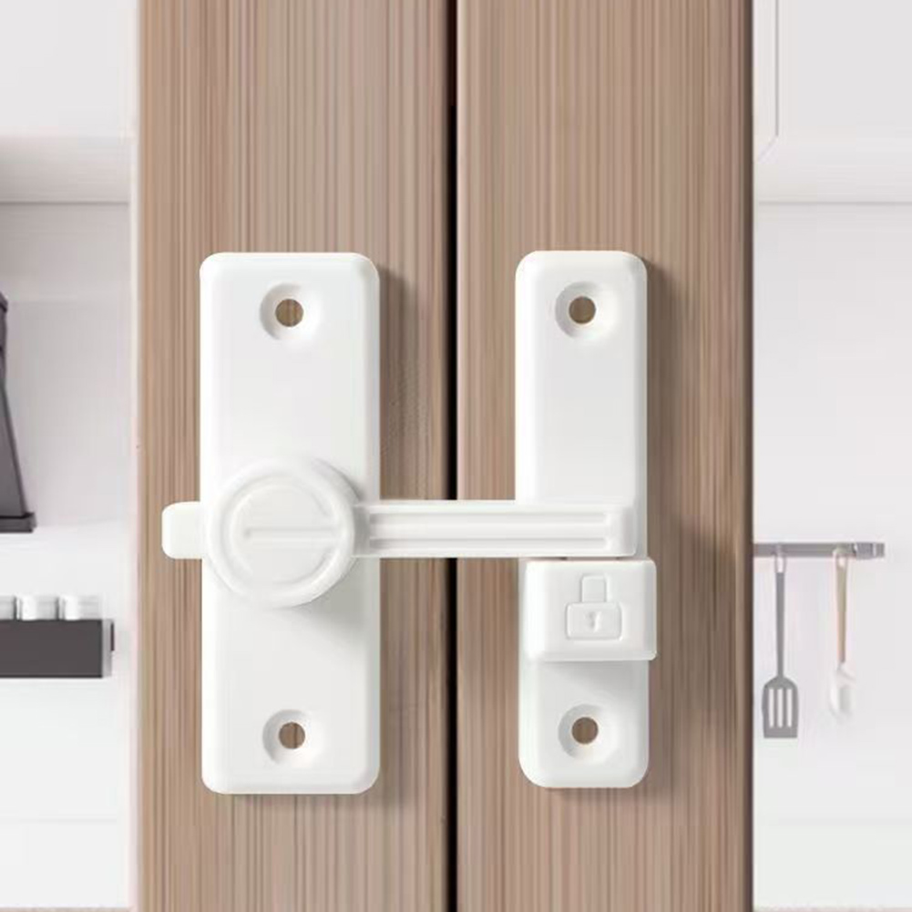قفل أبيض بزاوية 90 درجة للباب  - مراجعة Home Hardware Bathroom Cabinets وسعره