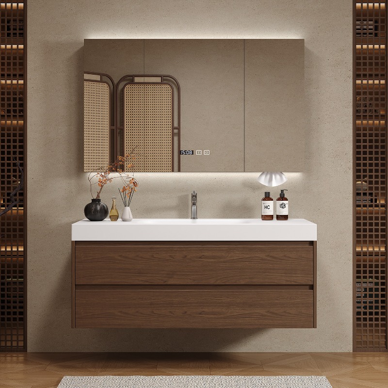خزانة حمام خشبية فاخرة حديثة م - مراجعة Home Bathroom Partition وسعره