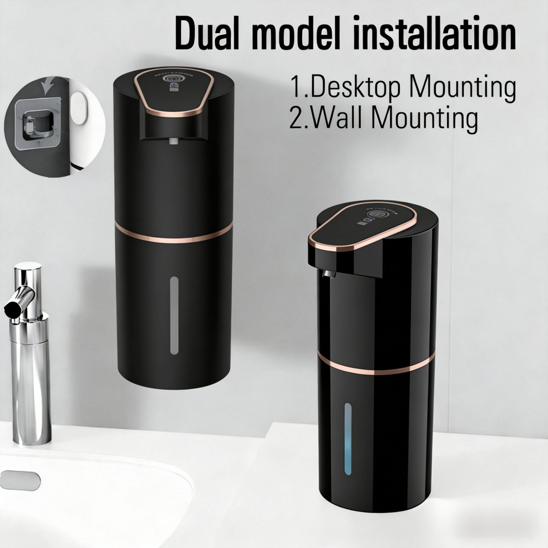 موزع صابون كهربائي أوتوماتيكي  - مراجعة Home Bathroom Wall Soap Dispenser وسعره