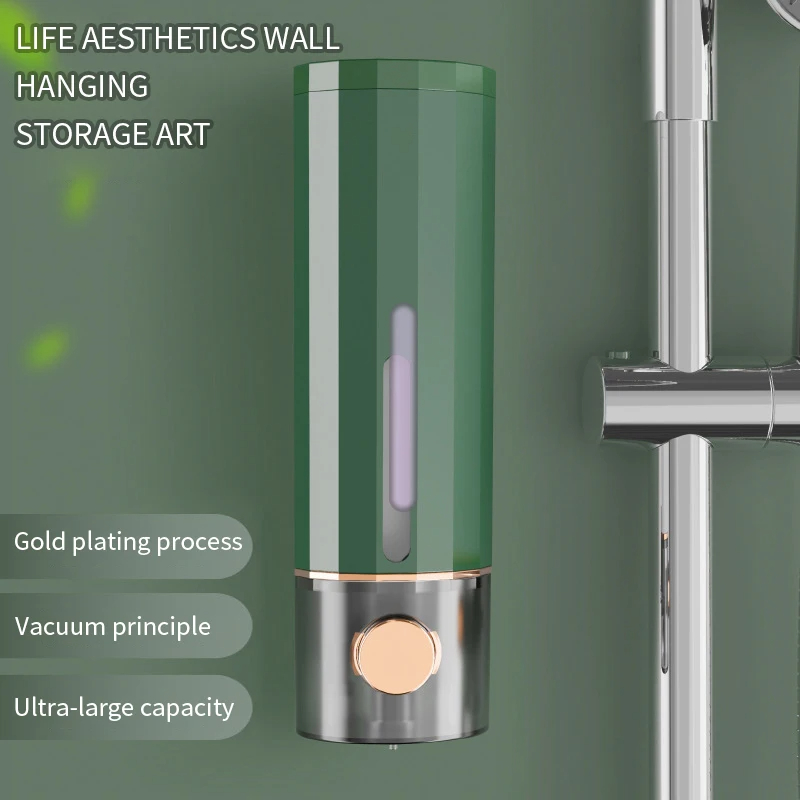 موزع الصابون السائل للحمام، مع - مراجعة Home Bathroom Wall Soap Dispenser وسعره