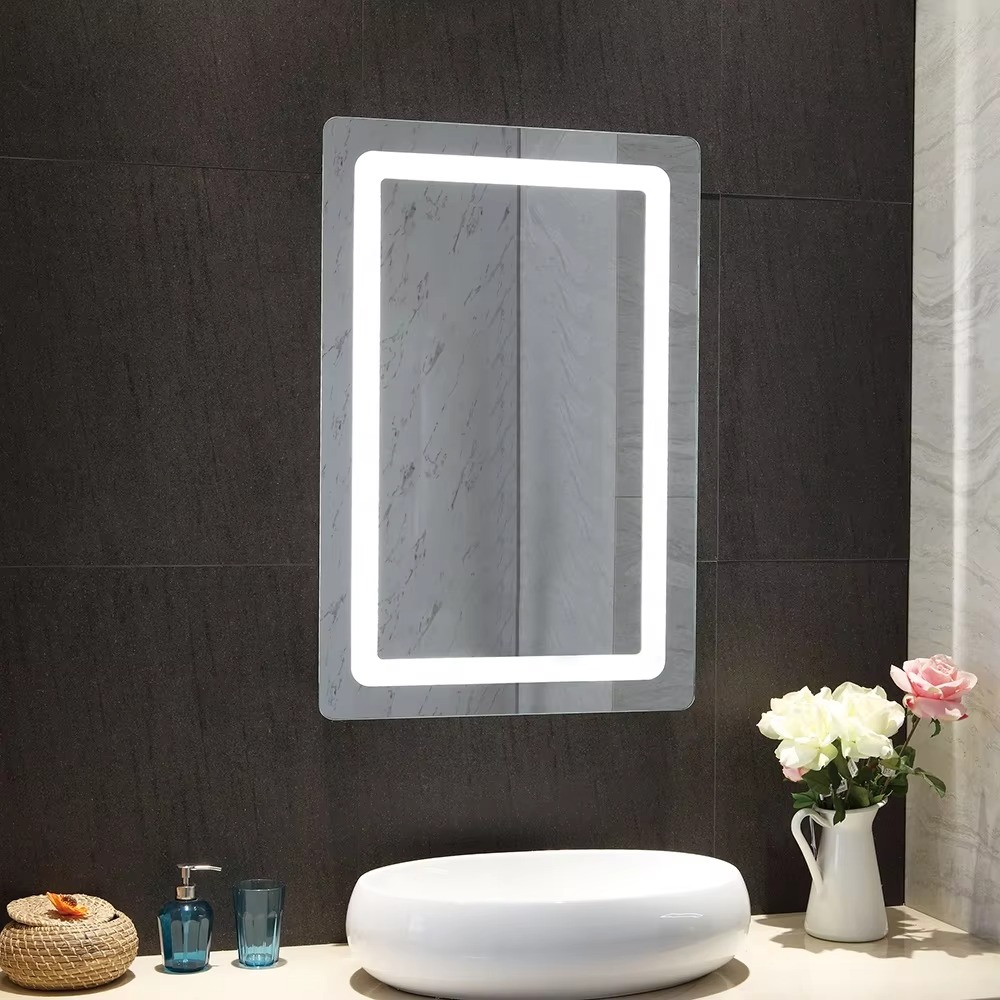 مرآة حمام LED مستطيلة بدون إطا - مراجعة Bathroom Mirror Led وسعره