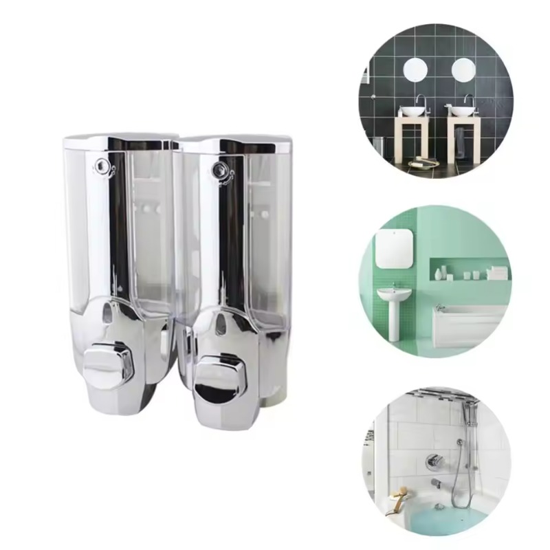 جديد ABS الحائط موزع الصابون ا - مراجعة Home Bathroom Wall Soap Dispenser وسعره