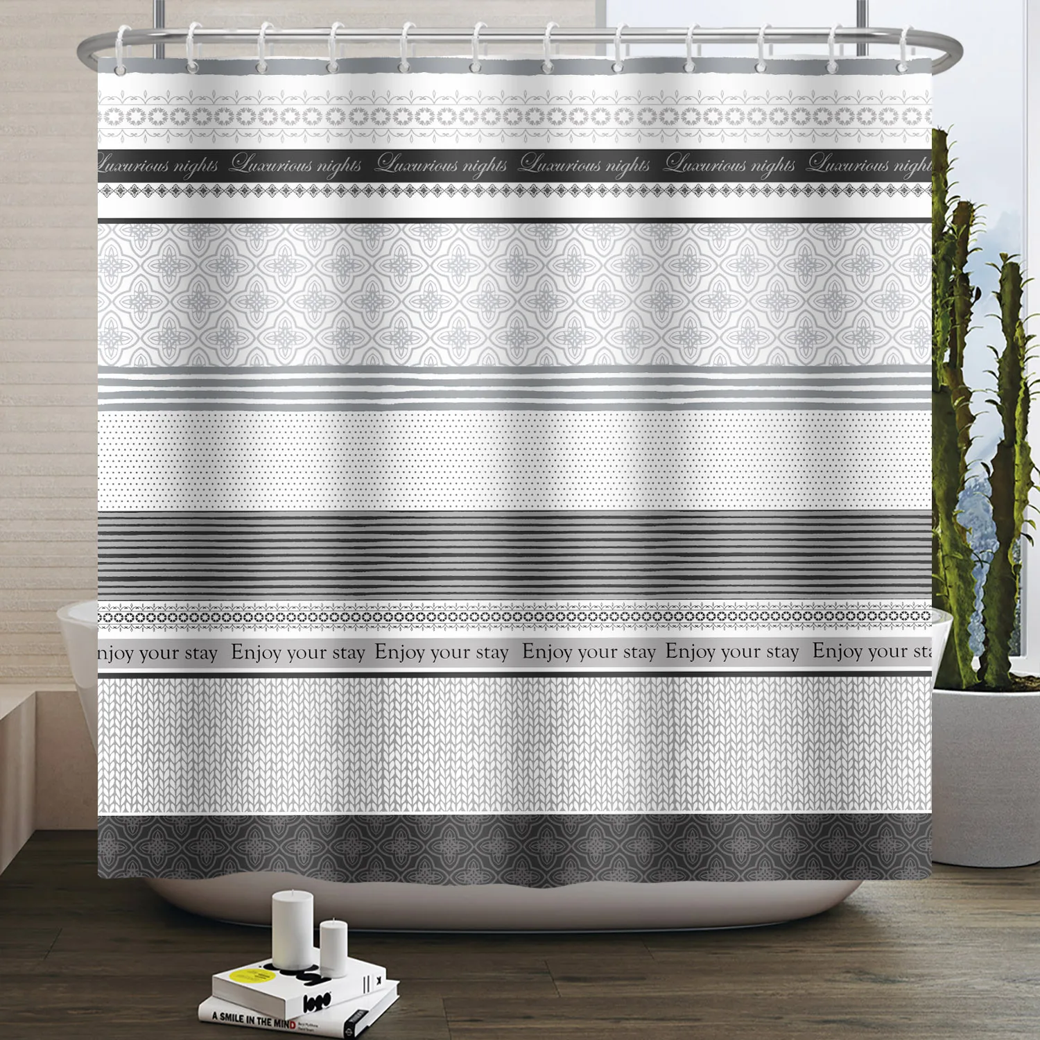 خط بسيط نمط دش الستار للحمام م - مراجعة Home Bathroom Partition وسعره