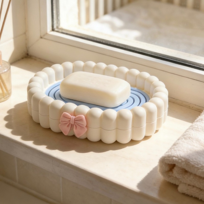 صندوق صابون للحمام المنزلي، رف - مراجعة Home Essentials Bathroom Rack وسعره