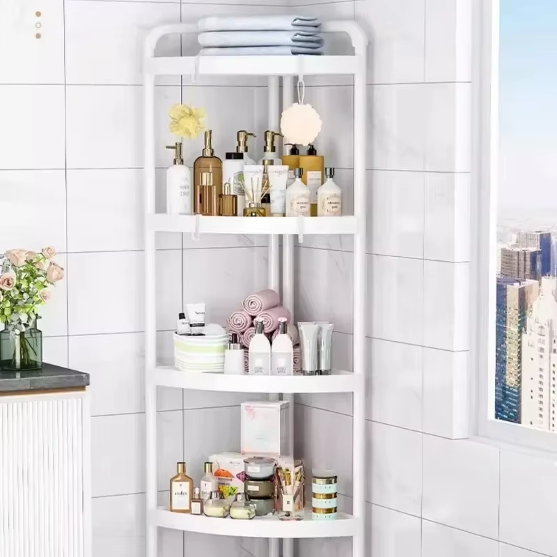 رف تخزين قائم بذاته للحمامات،  - مراجعة Home Essentials Bathroom Rack وسعره